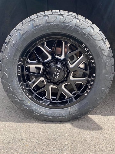 Toyo Open Country Tire mounted on Black Rhino Wheel Kirtland, NM